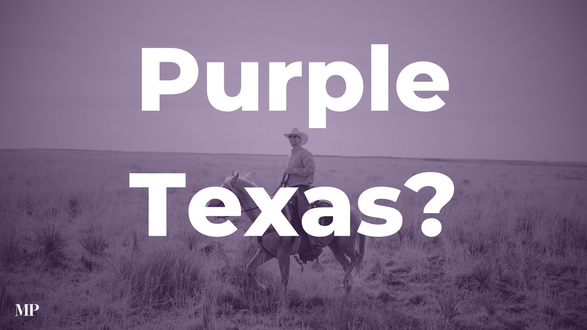 Democrats have been hoping Texas would go purple for years. Could it happen in 2024? Our brand-new poll of the Lone Star state suggests it could in one marquee race: maristpoll.com/latest-polls