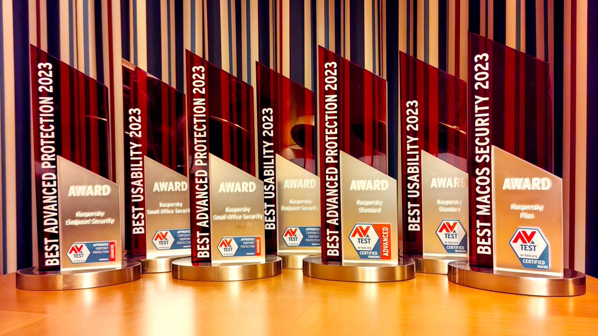 kaspersky_japan's tweet image. 当社の個人向けソリューションが、独立テスト機関AV-TESTによるテストの結果、2023年度度最優秀賞を受賞しました🏆✨

これからも業界最高レベルの品質の製品を皆さまにお届けします🙇 製品情報はこちらへ⬇️
🔗kas.pr/2axj

#AVTEST2023