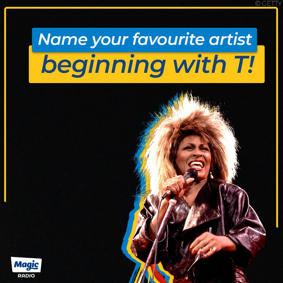 Have you got one? 🤔 💙 Name your favourite artist beginning with T! 🎤🤩