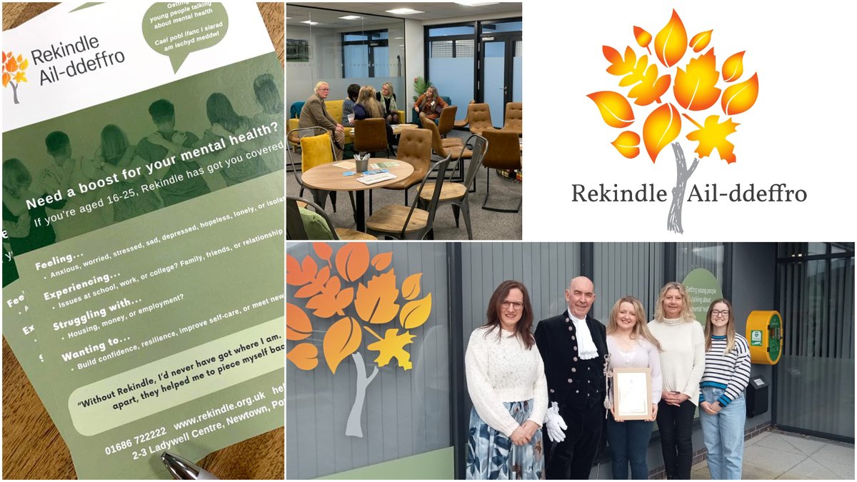 Find out more about the amazing @RekindlePowys - supporting the mental health of young people 16 - 25 in North #Powys 😀 They relocated to fab new premises recently, took on new staff & offer more services than ever! 👉bit.ly/Rekindle24👈 #Rekindle #YoungPeople #MidWales