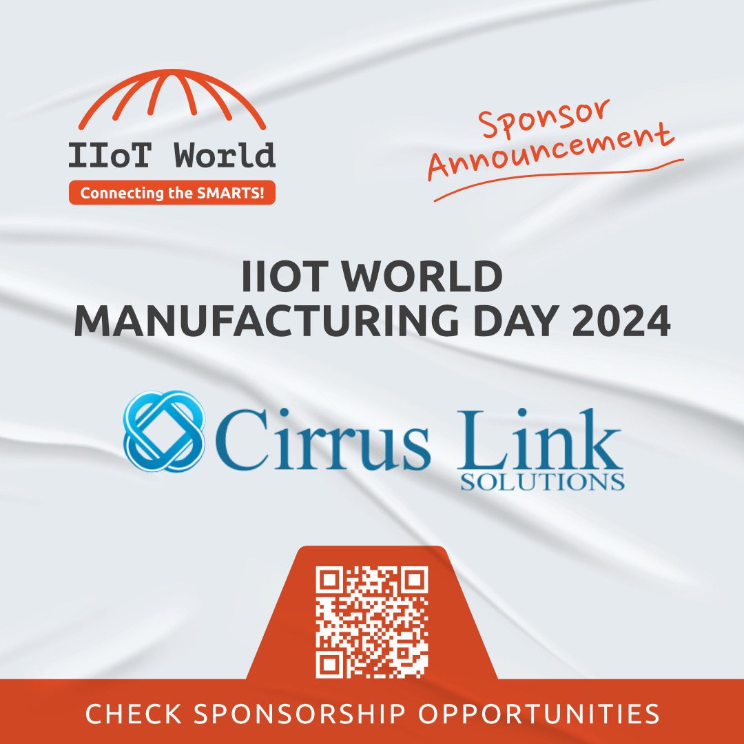 We're excited to welcome our new sponsor for IIoT World Manufacturing Day on May 22, 2024. Their support is invaluable as we gear up for an incredible day of insights and innovation! 📅💡 ow.ly/6VaT50QZFcH 

#sponsored #cirrus_iiot #sponsorship #manufacturing @CirrusLink