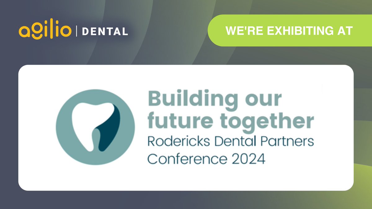 📢We'll be at the Rodericks Dental Partners Conference!

We are excited to support Rodericks Dental Partners at this fantastic event and get to know more of the larger team while also catching up with existing friends. 🫶🏻

#Agilio #AgilioDental #dentalcompliance #dentalCPD