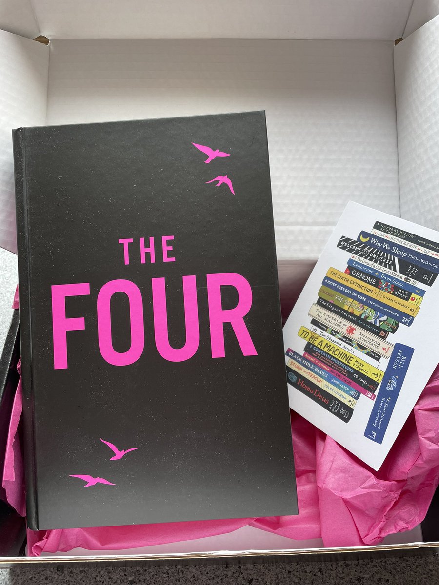 I wanted to say thank you to @elliekeel1 & @HarperInsider for this gorgeous numbered and signed copy of #TheFour! If you like dark academia, feeling anxious and uncovering a mystery, then don’t miss this one! It’s coming in April, so not long to wait!