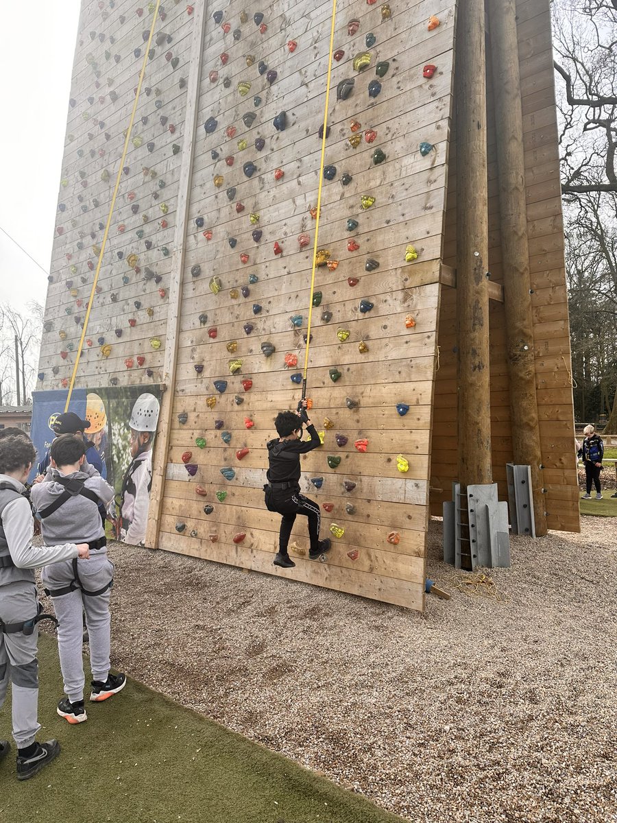 Team McGrattan @PGLTravel on the Climbing Wall. @OAMC_PE @OasisMediaCity @OasisAcademies