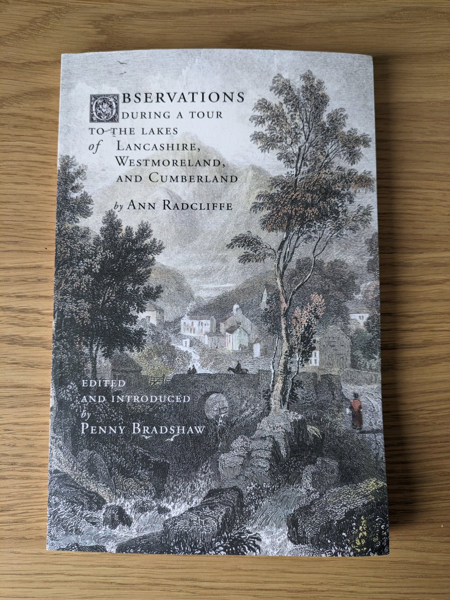 Looking forward to returning to Radcliffe's version of the Lakes with this lovely new edition by @DrPennyBradshaw