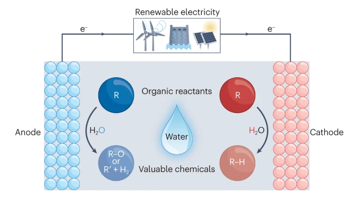 Electrochemical hydrogenation and oxidation of organic species involving water

nature.com/articles/s4157…

A review by Cuibo Liu, Fanpeng Chen, Bo-Hang Zhao, Yongmeng Wu &amp; Bin Zhang from Tianjin University <a href="/TJU1895/">Tianjin University</a>