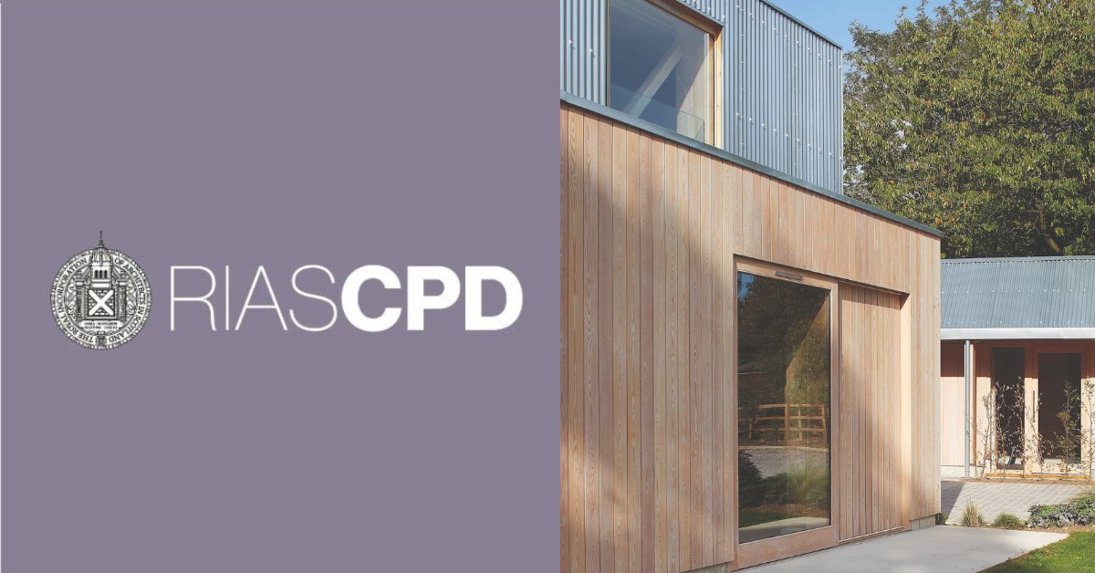 #RIASCPD I Timber Cladding: Getting it Right 28 March I Online I 12:30- 13:30 I Free for members Dr Ivor Davies and @TDCAJanet from Timber Decking and Cladding Association will cover cladding types, performance, installation & grading Book: rias.org.uk/about/events