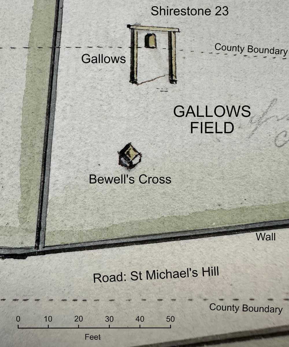 📌 Dr Evan Jones (@UoBrisHistory) has uncovered evidence which identifies the exact location of Bewell's Cross, a long-lost monument which marked the boundary of Bristol and which was the site of a gallows Find out more about this fascinating discovery 👉 brnw.ch/21wIe0g