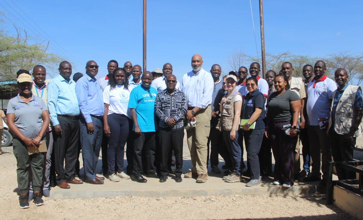 The Deputy Governor H.E. @DrJohnErus hosted a delegation from @USAIDSavesLives-(BHA) from Washington DC led by Tim McRae. The purpose of the visit is to witness resilient & relief activities implemented by partners including @UNICEFKenya, @WFP_Kenya, @MercyNawiri & @ConcernKenya