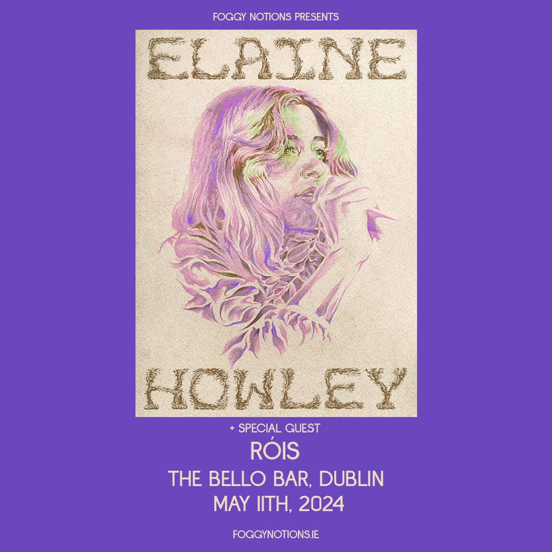 Delighted to announce a Dublin show on May 11th at The Bello Bar Dublin with special guest the brilliant Róis 🔮 ~ Tickets on sale tomorrow Wednesday @foggynotions 🌸