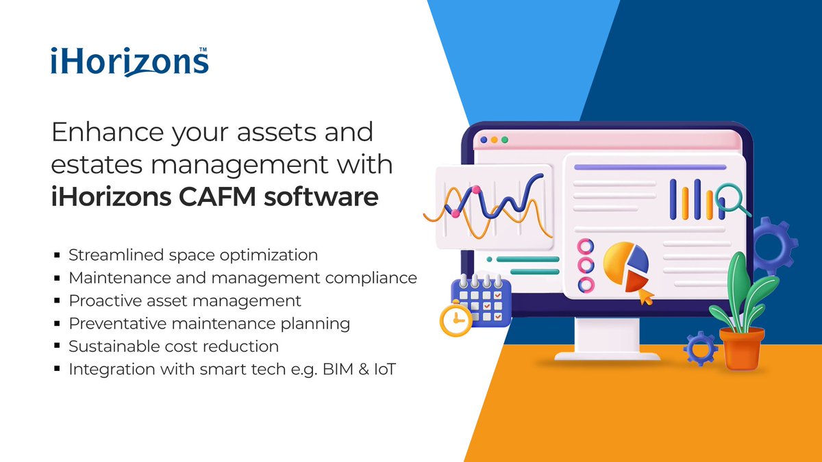 Transform the management of your business assets and drive efficiencies with iHorizons' powerful Computer Aided Facilities Management (CAFM) software for unparalleled control and monitoring of facilities and resources.

#CAFMsoftware #FacilitiesManagement #iHorizons