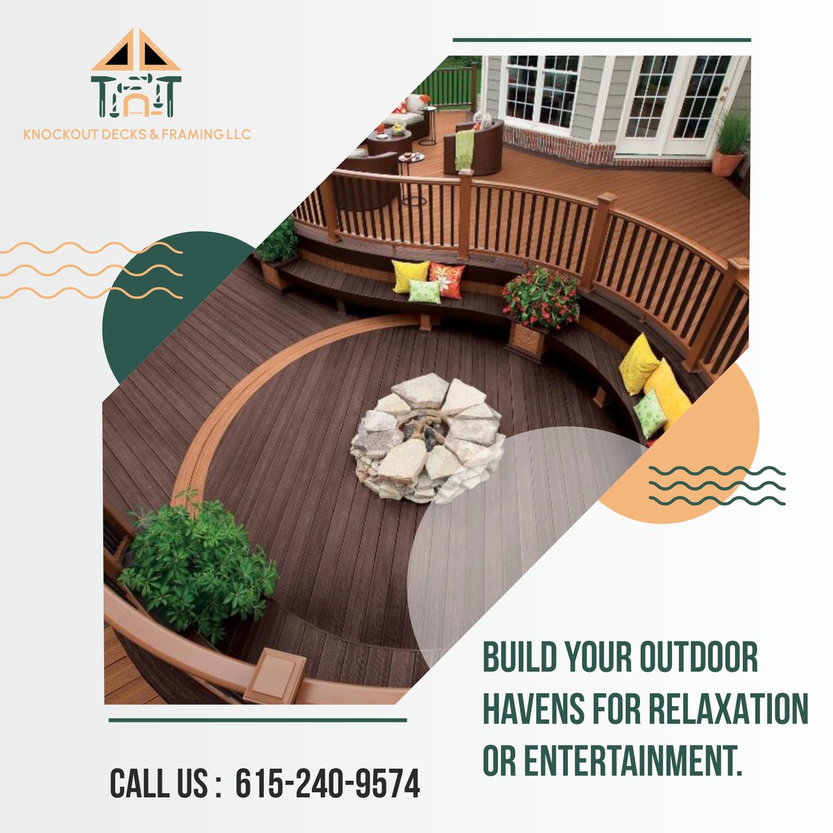 KAndframin4320's tweet image. Transform your outdoor space into a haven for relaxation or entertainment with Knockout Decks &amp;amp; Framing. Let's build your dream outdoor escape! 🏡🌿

Call Us On +1 615-240-9574

#KnockoutDecks #OutdoorLiving #DreamBackyard #TransformYourSpace #DreamBackyard #MemoriesMadeHere