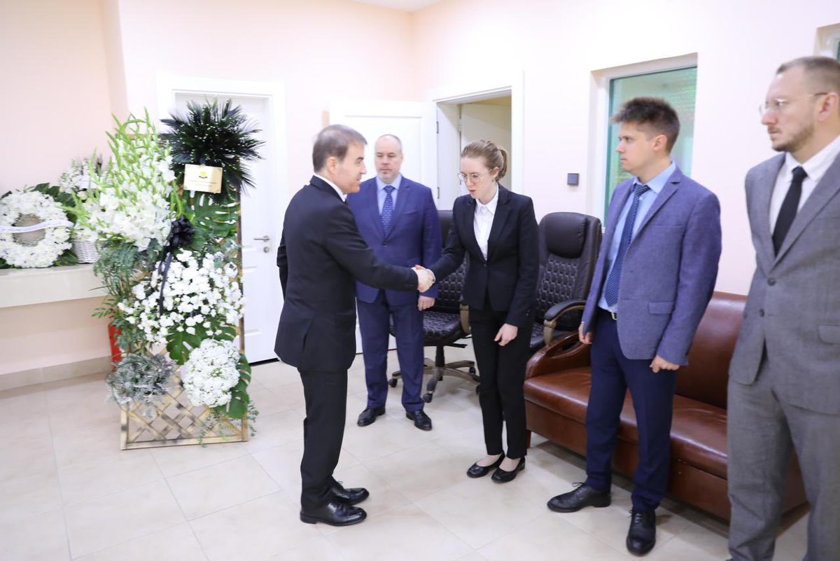 On behalf of President @masoud_barzani visited the Russian Consulate in Erbil to offer His Excellency‘a condolences to the people and the Government of Russia for the victims of the recent terrorist attack in Moscow.