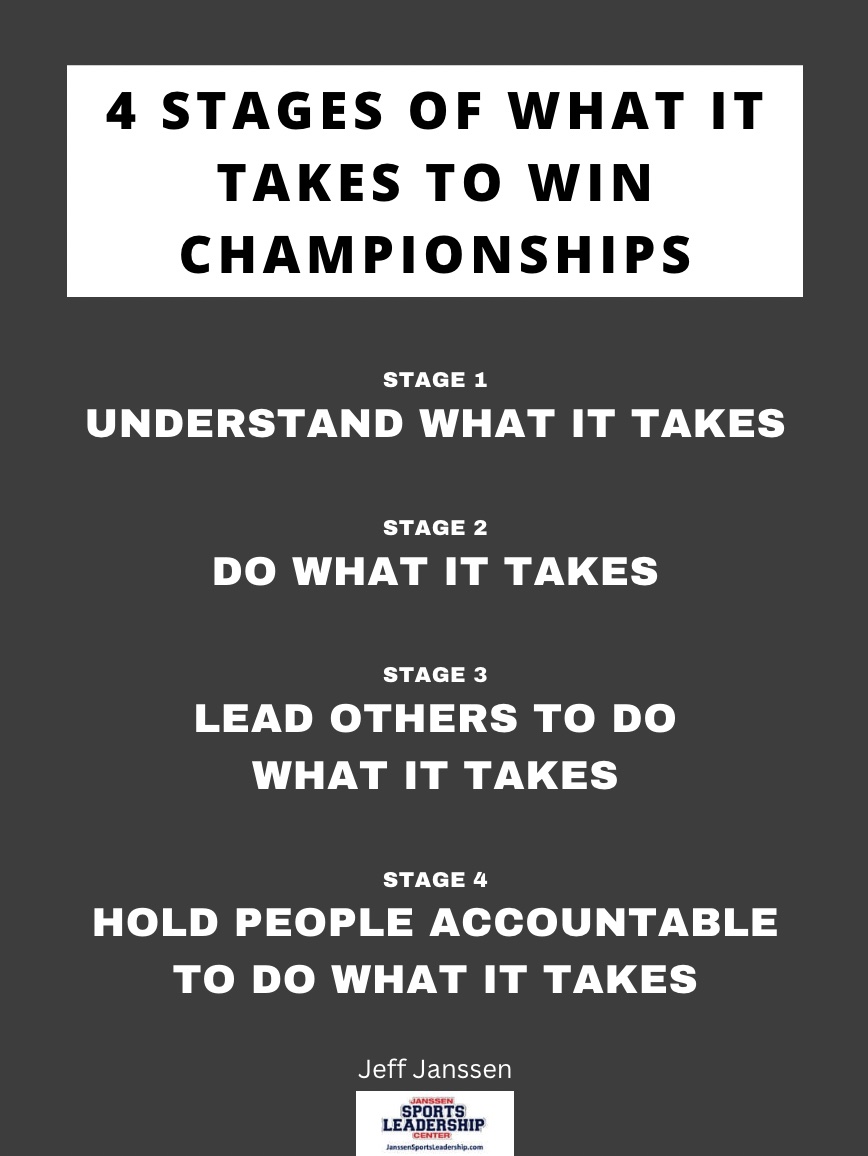 4 STAGES OF WHAT IT TAKES TO WIN CHAMPIONSHIPS #CultureWins 🏆