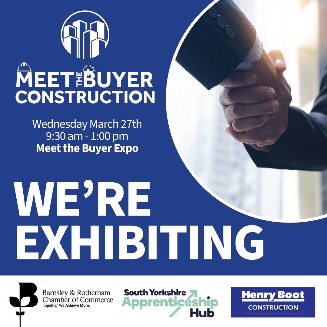 Looking forward to seeing everybody at tomorrow's Meet the Buyer event, organised by Barnsley & Rotherham Chamber of Commerce 🤝 We are sponsoring the event with Sarah Adams and Bradley Longford hosting a stand. Places are still available 👇 eventbrite.co.uk/e/meet-the-buy…