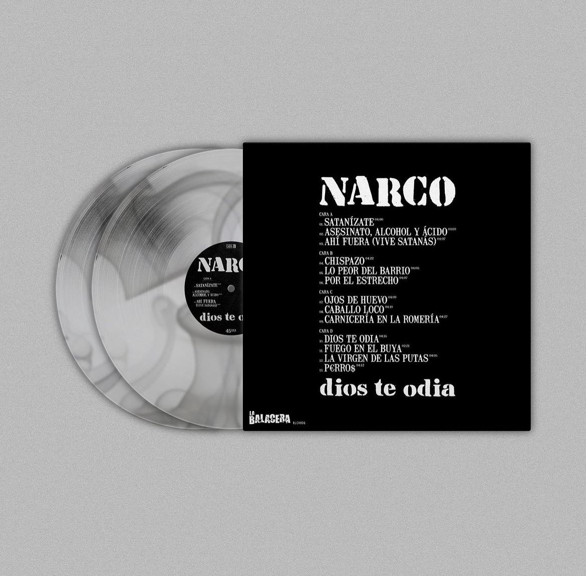 Narco lanza la reedición, en formato vinilo, del LP 'Dios te Odia', limitada a 500 copias, con motivo del décimo cumpleaños del disco. A este lanzamiento se suma una camiseta edición especial del LP ¡Haceros con ello antes de que se agote!