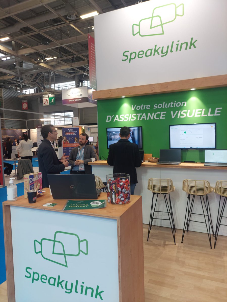 📅 Venez nous rencontrer aujourd'hui et jusqu'à jeudi au salon <a href="/All4customerP/">All4Customer Paris</a> à Paris Porte de Versailles ! 👋

📍On vous attend stand E44 pour vous faire découvrir comment notre solution d'assistance visuelle Speakylink peut vous permettre d'optimiser votre #relationclient !