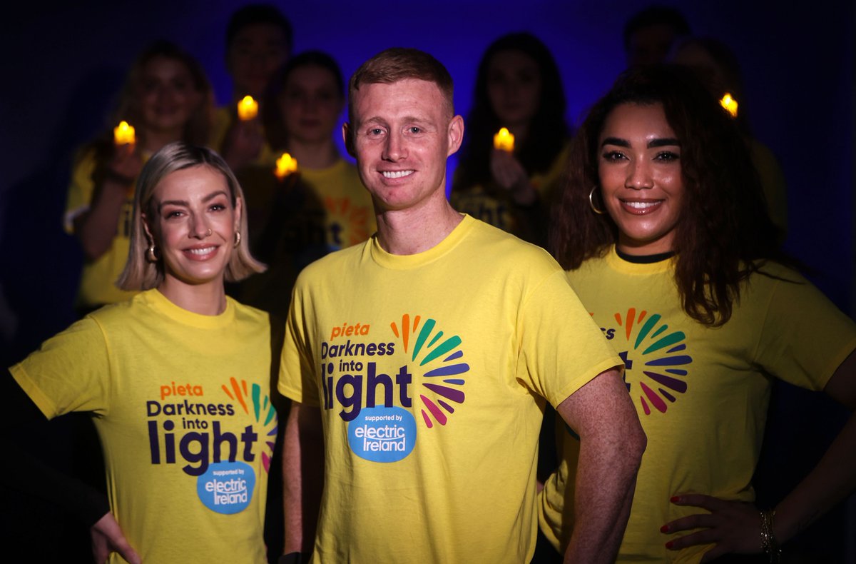 Yesterday, Pieta and @ElectricIreland were delighted to officially launch Darkness Into Light 2024 with our national ambassadors - @EricaCody ,@eoindoyle88 & Bláthnaid Treacy. 💛 Join us for the most important sunrise of the year on the 11th of May - darknessintolight.ie/C3C163