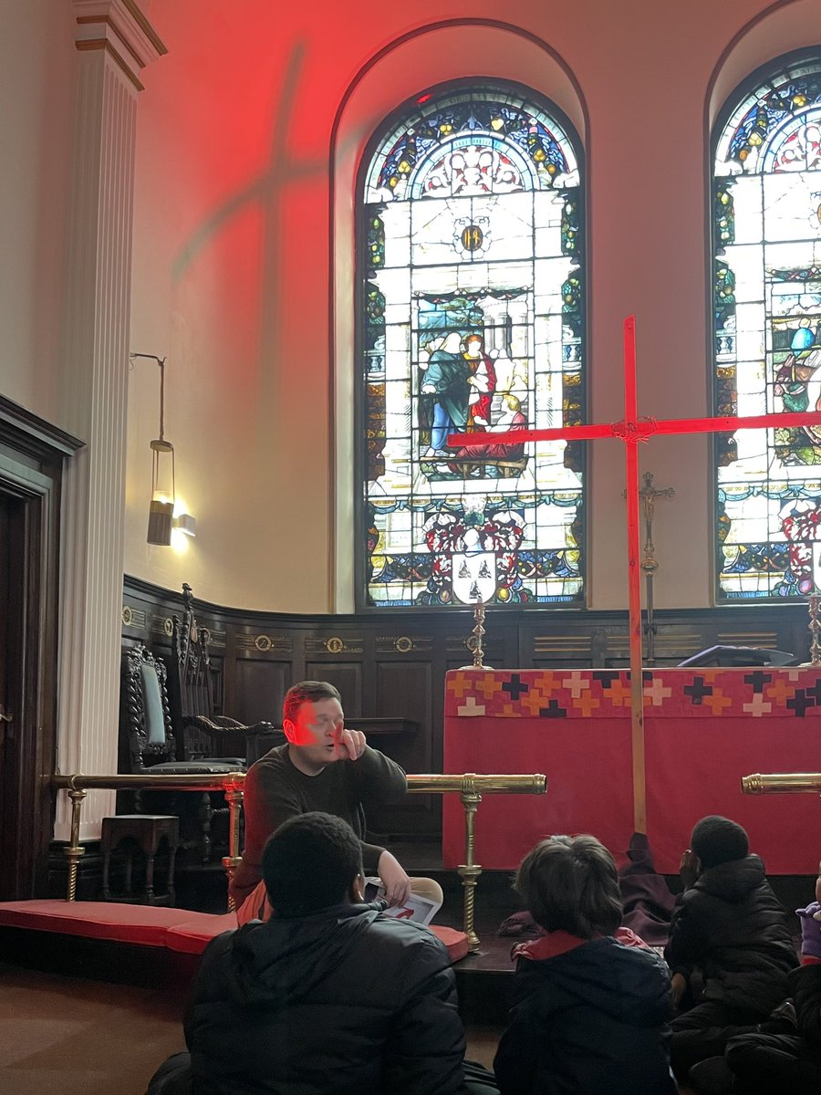Doing Experience Easter with children from Friars Primary School. Always a special time and especially powerful when we do it in Holy Week.