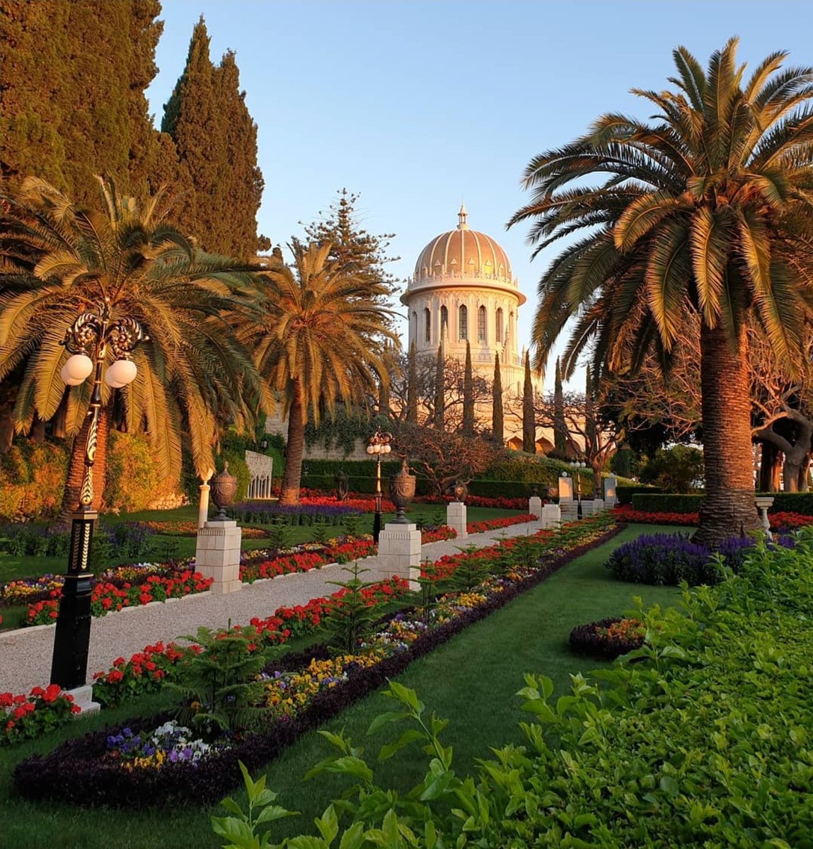 The #Shrine of the Bab and the #Bahai #gardens in #Haifa #Israel. #BahaiFaith