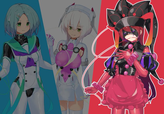 さらに別のライバル店「紅華凛堂」の夜番、栗唐くん
なぜかパーツ差分があります。なぜか 