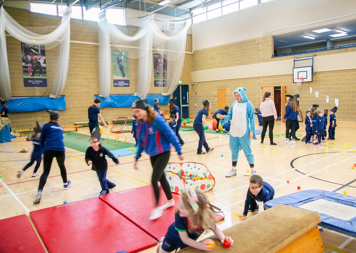 🤩 Millfield's Sports Leaders in Years 8-10 ran a Pre-Prep book event! 🤩 Elements of the book, Pirates Love Underpants, were brought to life in Millfield Prep's Sports Hall. 🏴‍☠️👏 Pupils loved exploring the caves, dancing and escaping sharks and crocodiles. 🐊