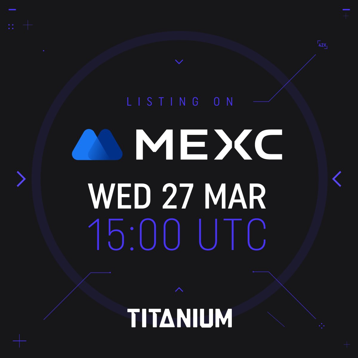 Ti22_io's tweet image. Listing Tomorrow 🚀 

Over 50k USD in rewards during the kickstarter! 

Kickstarter details: mexc.com/support/articl…

#TITANIUM $Ti #MEXC
