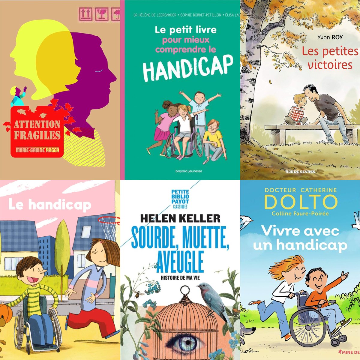 Meilleurs livres jeunesse pour sensibiliser les enfants au handicap ! 😍 ♿📚 🚸 📖 

Lire l'article👉urlz.fr/q1JE

#culturadvisor #culture #livres #lecture #lire #enfants #familles #éducation #apprentissage #handicap #sélection #recommandations #handicapé #différence