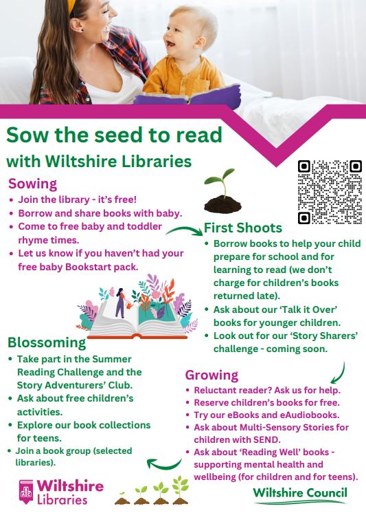 Wiltshire Libraries (@wiltslibraries) on Twitter photo Why should your children join the library? There are lots of benefits, at all stages of their life. Need additional advice or support? just ask when you next visit, or email us: libraryenquiries@wiltshire.gov.uk
wiltshire.gov.uk/libraries-chil… Why should your children join the library? There are lots of benefits, at all stages of their life. Need additional advice or support? just ask when you next visit, or email us: libraryenquiries@wiltshire.gov.uk
wiltshire.gov.uk/libraries-chil…