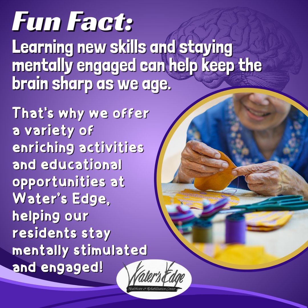 Watersedge_epic's tweet photo. At our community, we prioritize lifelong learning as a cornerstone of cognitive sharpness. Dive into our diverse educational opportunities and activities designed to keep residents intellectually engaged and fulfilled. 🌿📖 #BrainFitness #IntellectualWellness https://t.co/z2x1ZHHqZE
