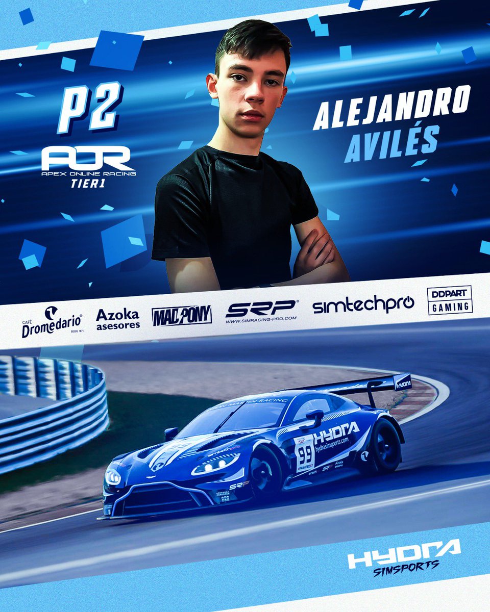 Roses are red, violets are blue, ALEJANDRO IS FASTER THAN YOU! (Except Whitehead)

#ApexOnlineRacing #Tier1