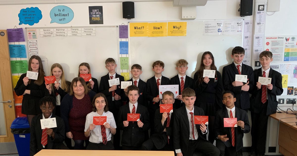 Mrs Barnes’ Year 8 English Group celebrated their successes this morning by receiving the English Legend Award for their hard work this term. #englishlegends #bethebestyoucanbe