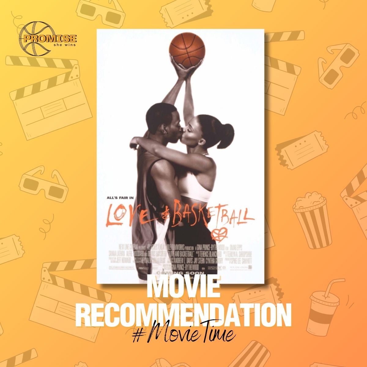 🏀 🌟 Movie Recommendation for Women's Basketball Enthusiasts!

🌟 Ready to be inspired by an incredible women's basketball journey?

🎬 Movie: 'Love & Basketball' (2000)

#PROMISE #dunkthestigma #promisebasketball