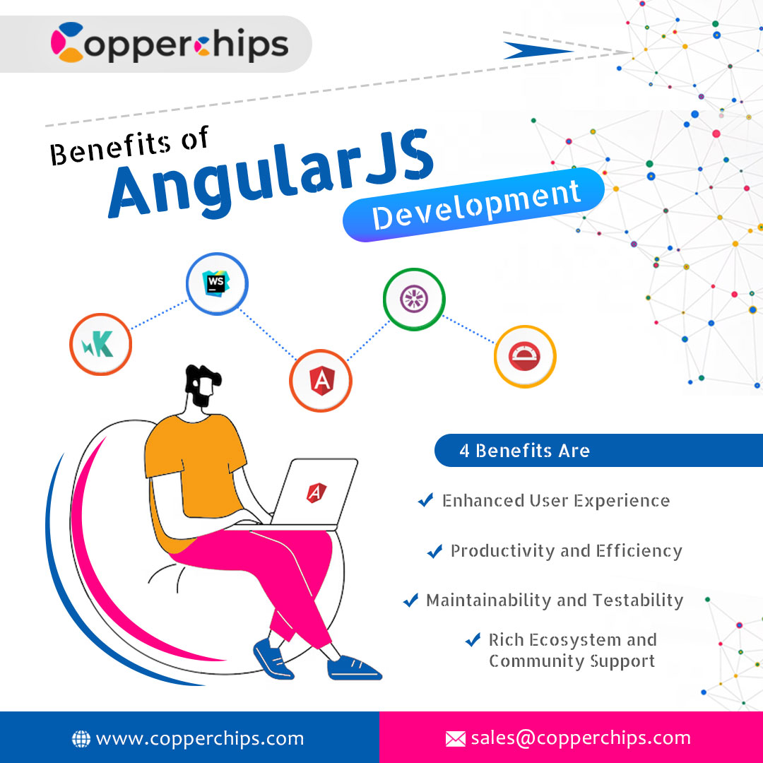 Unlock the Power of #AngularJSDevelopment! 🚀 Discover the incredible benefits that come with harnessing AngularJS for your web projects. From seamless single-page applications to enhanced user experiences, here's why AngularJS is your ultimate solution.