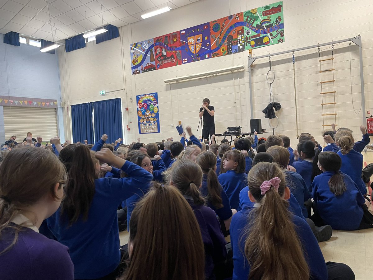 What a fabulous ‘singing assembly’ we had this morning learning about the history of music and learning how to beatbox. We were amazed at the sounds @jameslyonsetc could make! Some of us are in workshops with him today ! We can’t wait! #musicatWS #TheArtsatWS #BeatboxSchool