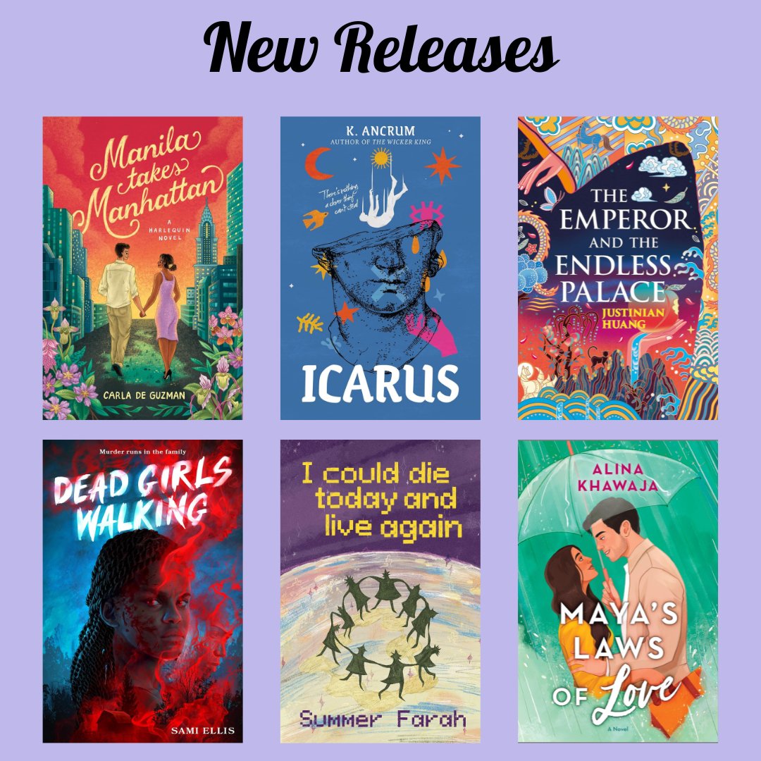 Happy book birthday to this week’s new releases! 📚