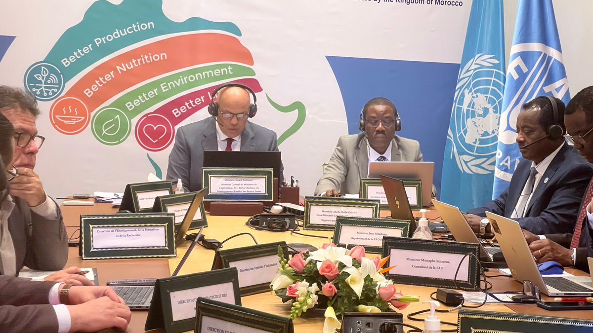 Avant la 3⃣3⃣e session de la Conférence régionale de la FAO pour l’Afrique #ARC33, des experts se réunissent en session virtuelle pour discuter des questions techniques urgentes liées à la sécurité alimentaire et à la nutrition en Afrique 🎧Rejoignez-nous👉🏾fao.org/webcast/home/e…