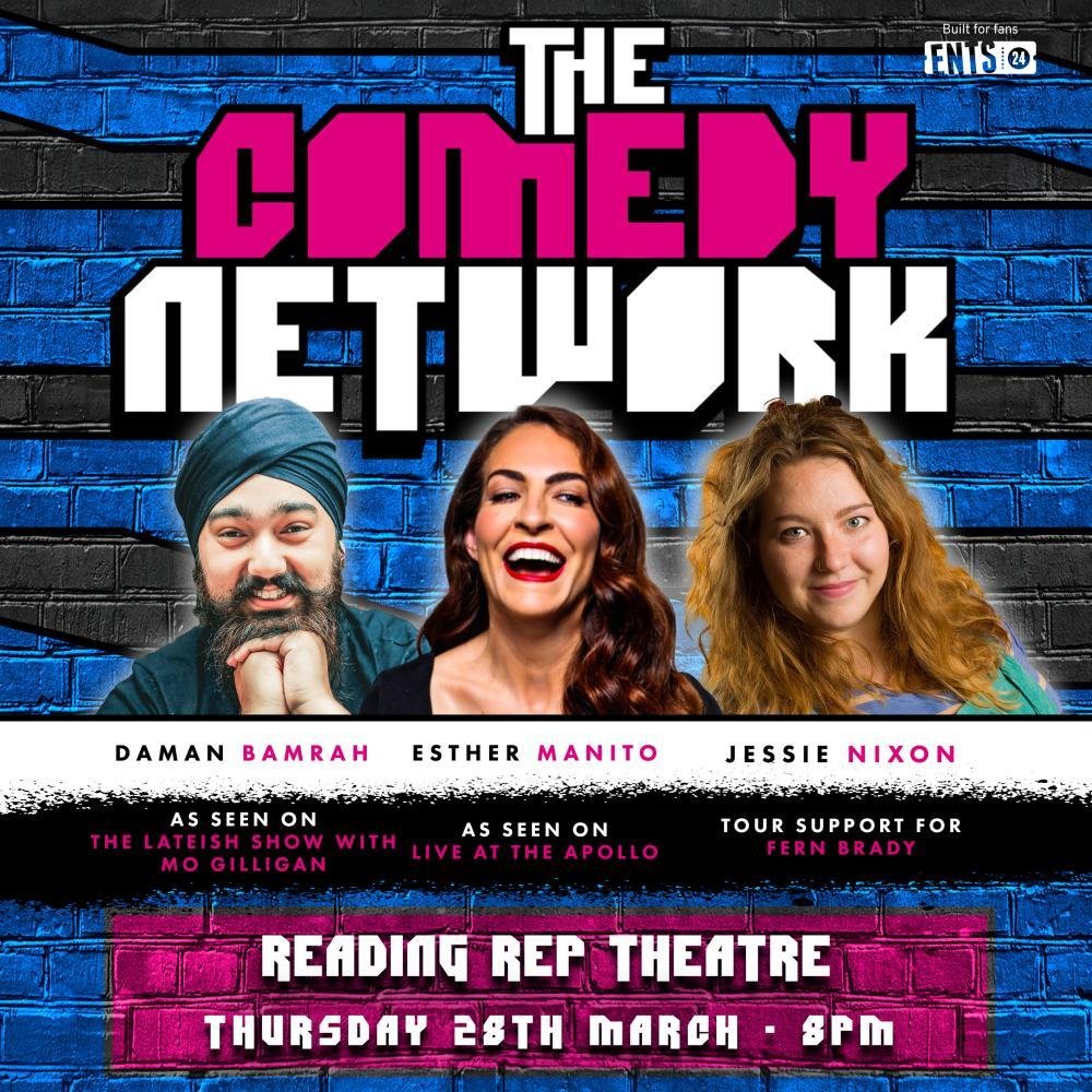 And if you can't wait that long for cracking comedy shows at @ReadingRep, they've handily got one for you this Thursday, with Headliner @esther_manito, opener Jessie Nixon and @dsbamrah on MC duties whatsonreading.com/venues/reading…