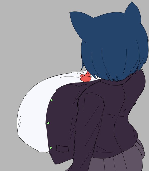 後ろから見えるクソデカおっぱい好き 