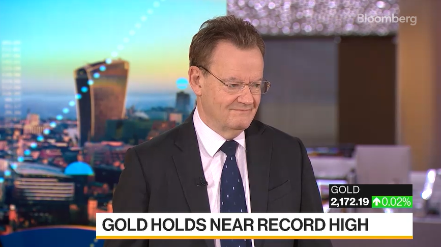 'A big increase in central bank purchases from mid 2022 has put a real floor under the price and has allowed gold to shrug off the strong US dollar and high interest rates that normally would have put it under pressure,' said @JReade_WGC on @BloombergUK. spr.ly/6014ZubeA