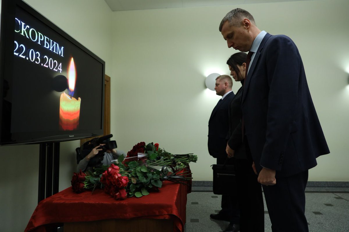 📖 A Book of Condolences has been opened at @mfa_russia following the tragic events of March 22 at #Crocus City Hall. The heads of foreign missions and representatives of the diplomatic corps have come to express their heartfelt sympathy and words of support.