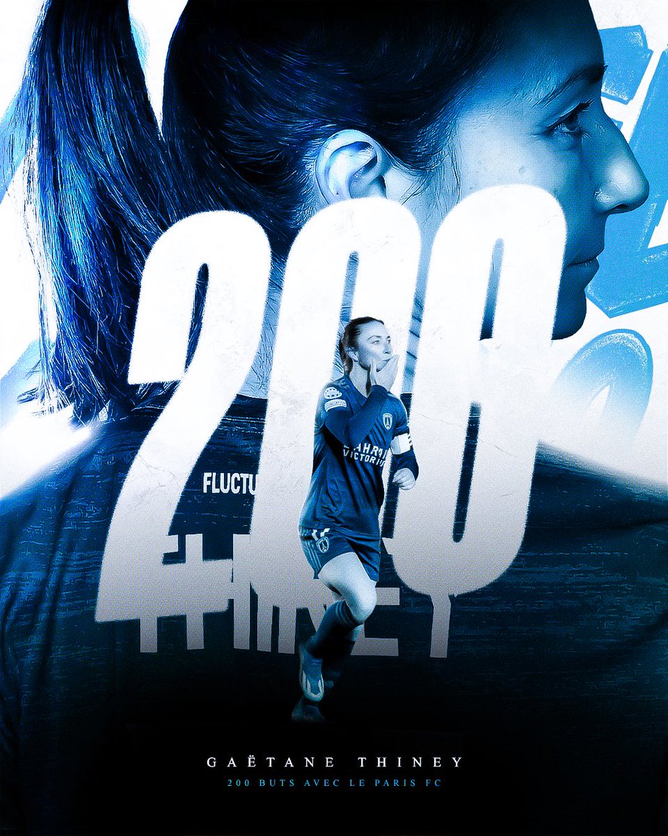 ⚽️ 𝟐𝟎𝟎 𝐁𝐔𝐓𝐒 𝐚𝐯𝐞𝐜 𝐥𝐞 𝐏𝐚𝐫𝐢𝐬 𝐅𝐂 🔥 Notre Capi´@GaetaneThiney a inscrit son 199ème et 200ème buts (tcc) avec le Paris FC lors de la J17 face à Guingamp 💙 🔵⚪️ #CertifiéParis