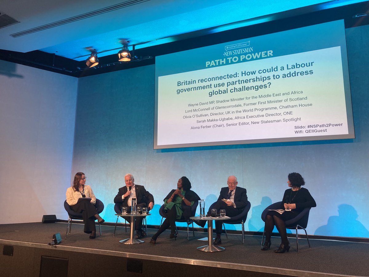 “We need to be part of a global movement of democracies that respects the rule of law. We should stop referring to ‘The West’ & include democracies such as Japan” @LordMcConnell on Labour reinvigorating International Development & international partnerships #SDGs #NSPath2Power