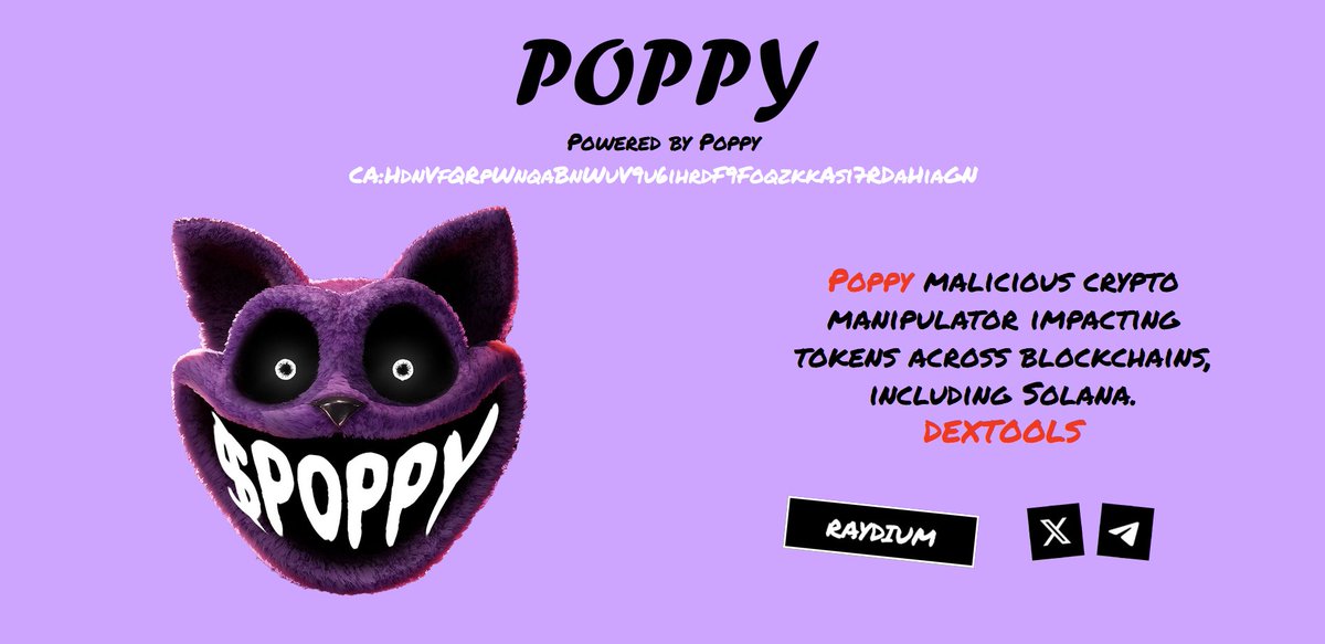 🔥We'd like to extend a warm welcome to the Poppy on SOL team from all of us here at #Pinksale.

👌We continue to work on developing the highest quality #launchpad and fostering a supportive ecosystem for new projects.

🚀 Check them out below:

beta.pinksale.finance/solana/launchp…

#Sol