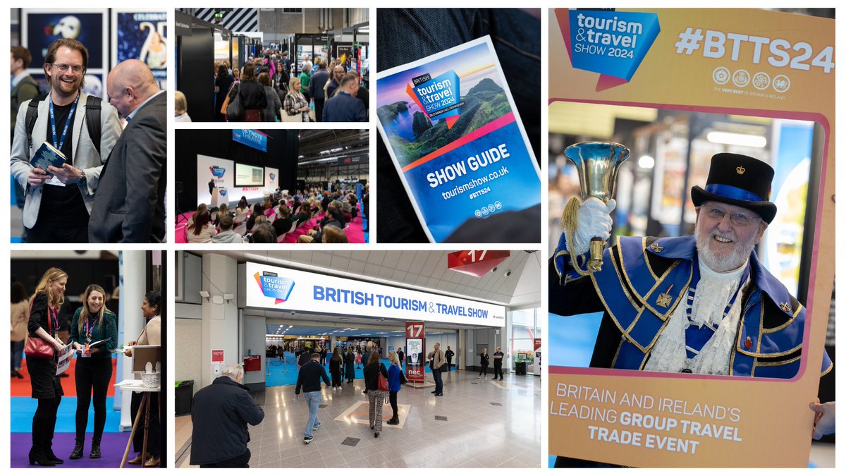 💭 💭 Thinking about last week at #BTTS24 💭 💭 A great show was had by one and all, as the group travel trade industry got together for another edition of the British Tourism & Travel Show. Have you saved the date for #BTTS25 yet? We return on 19-20 March 2025, see you there!