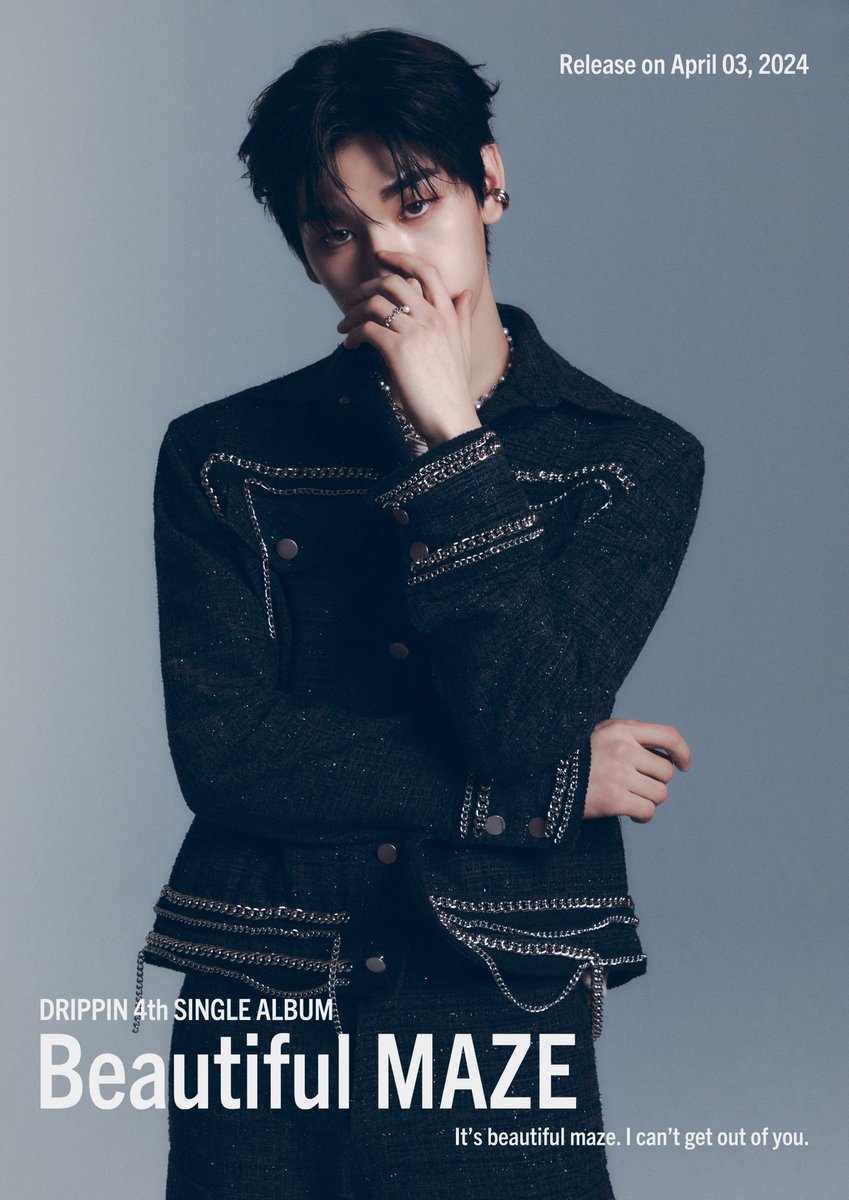 DRIPPIN's tweet photo. DRIPPIN 4th Single Album [Beautiful MAZE]

🗝 CONCEPT PHOTO #2

2024.04.03 RELEASE

#DRIPPIN #드리핀
#김동윤 #KIMDONGYUN
#Beautiful_MAZE #COMEBACK https://t.co/llvuaywsSV