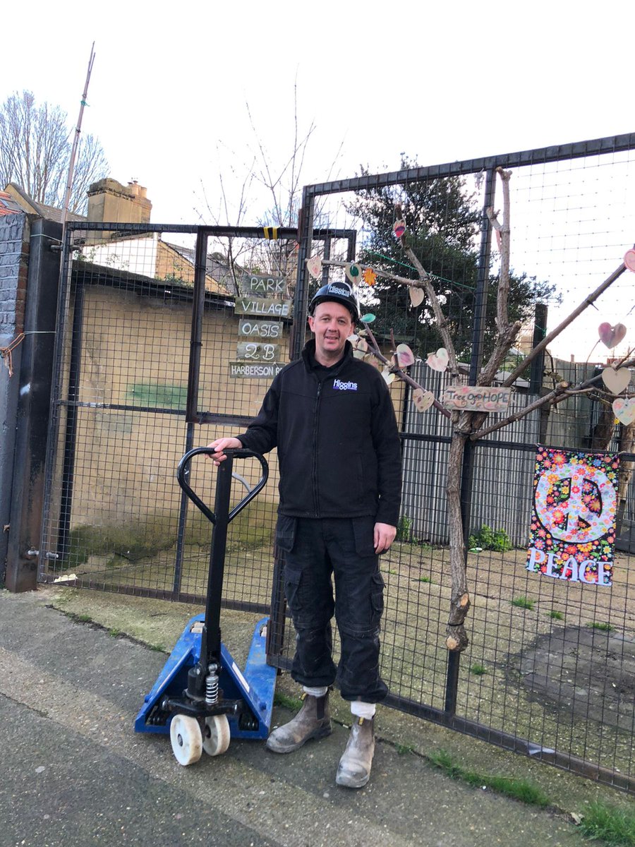 Pleased to support Park Village Oasis, close to our John Street development in #Newham, by donating site materials for them to use a part of their community space where they host community events to address climate and social justice in the neighbourhood. #ESG #development