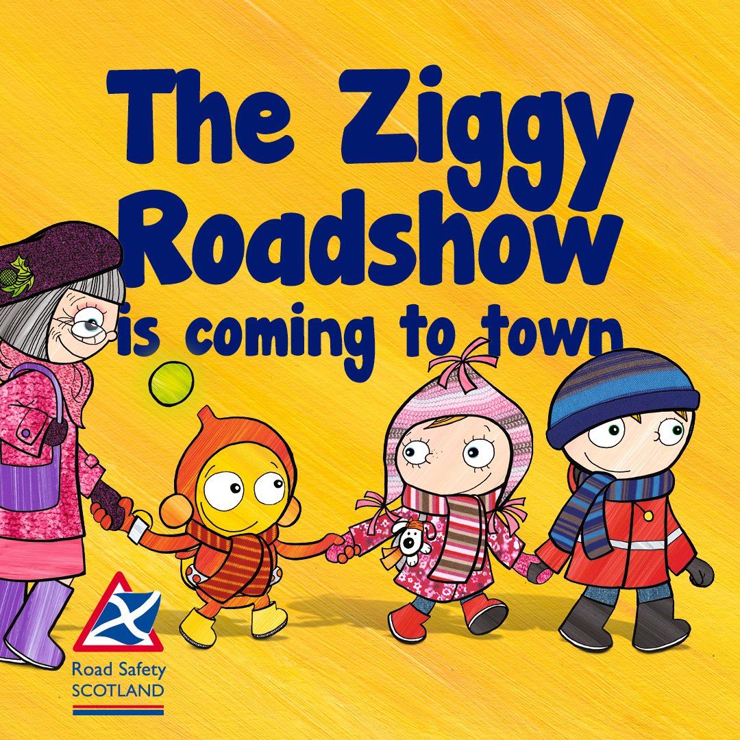 Join our FREE Ziggy storytelling shows at Burns Mall Shopping Centre in Kilmarnock, throughout the day on 2 and 3 April. All earthling children will get FREE goodies! For Ziggy games and stories visit bit.ly/ziggy-online 🚀🌎🚗 #GoSafeWithZiggy
