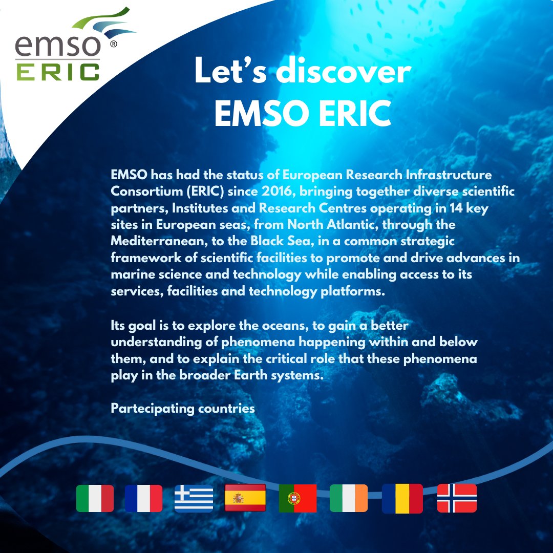 📢 We are thrilled to announce our new campaign #DiveInEMSO, which will showcase our consortium's unique features and partners. 🔎 Let’s start with a spotlight on how EMSO works. 👉 Check out more here and stay tuned for the next posts! 🔗 emso.eu/what-is-emso/