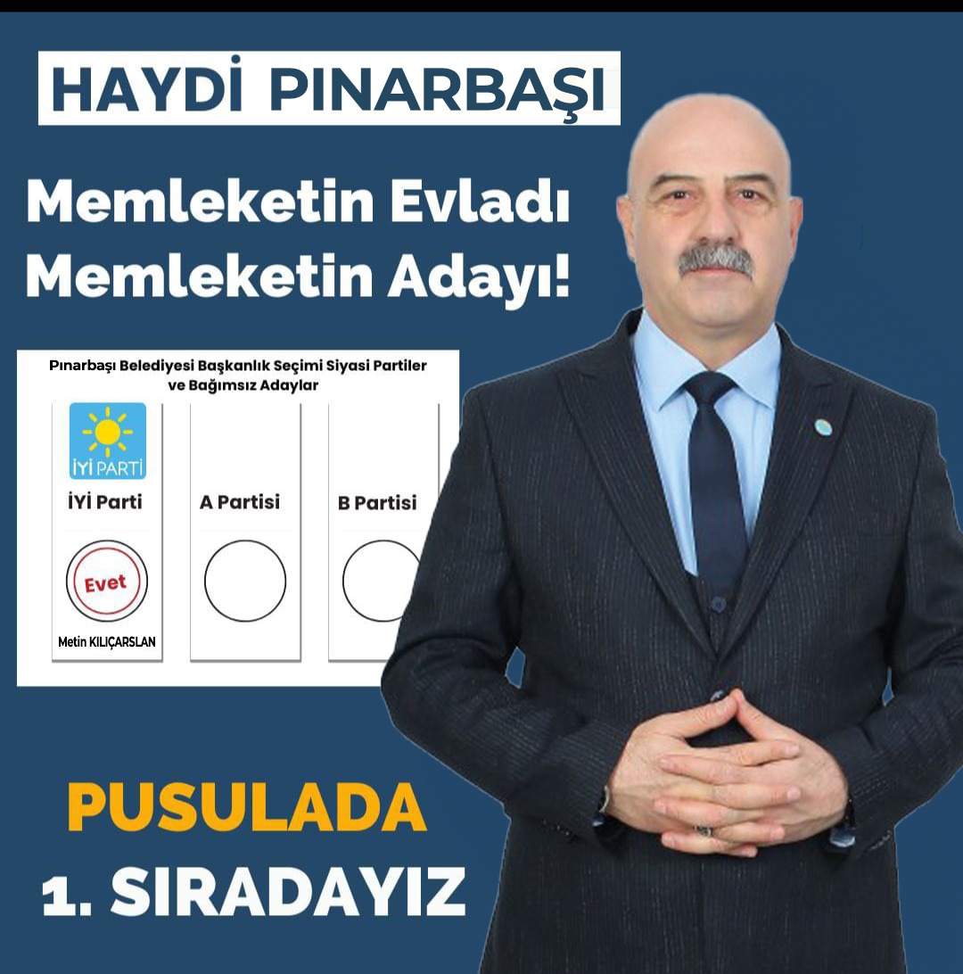 iyikayseri38's tweet image. Pınarbaşı için EN İYİSİ Metin KILIÇARSLAN ☀️
Aklın Yolu Bir 
#kayseri #pınarbaşı